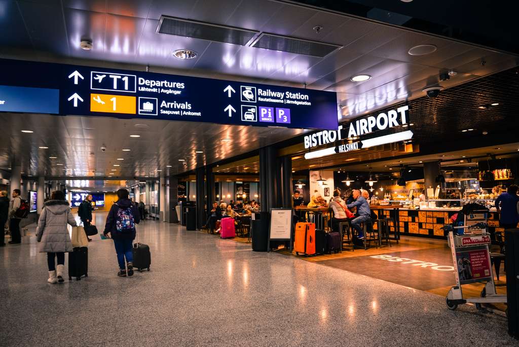 people inside airport
