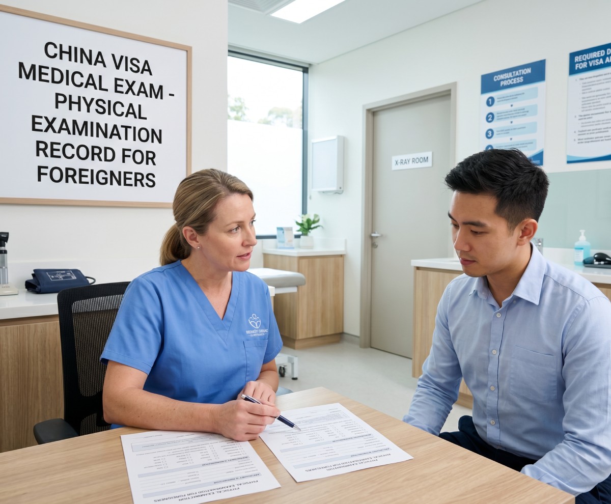 China Visa Physical Exams and Medical Clearance at e7 Health