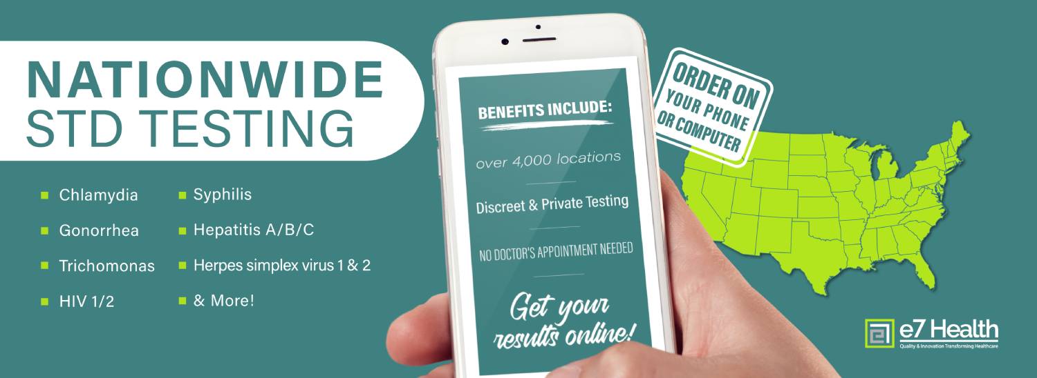 Nationwide STD (sexually transmitted disease/infection) testing and blood titers